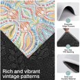 thumbnail image 3 of Multicolor Paisley Pattern Kitchen Rugs Sets Of 3,Kitchen Runner Rugs Non Skid Washable,Decorative Kitchen Floor Mats for Kitchen,Sink,Laundry,17"x30"+ 17"x47" + 17"x59", 3 of 6