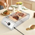 thumbnail image 3 of Electric Barbecue Grill, 21' Tabletop Griddle 1800W Stainless Steel BBQ Grill 110V, 3 of 5