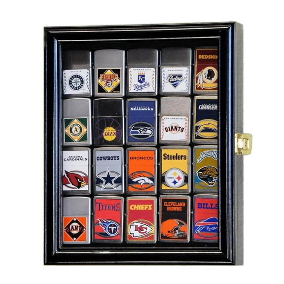 20 Lighter Display Case Cabinet