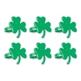 thumbnail image 4 of DII Novelty Green Shamrock Napkin Rings, Set of 6, Casted Brass, Multiple Patterns, 4 of 6