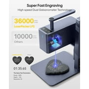 LaserPecker LP2 Handheld Engraver, 1kg Portable Machine for Wood, Leather and Coated Metal, Basic Set