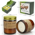 thumbnail image 2 of VGGFDY Soy Wax Aromatherapy Candles Lavender, Amber & Moss, Sandalwood Rose, 4 count, 2 of 7