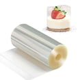 thumbnail image 1 of Collar de pastel de acetato Rollo de acetato transparente para hornear, Envoltura de plástico para pastel de mousse, Rollo de lámina de acetato para hornear y decoración de pasteles,, 1 of 5