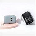 thumbnail image 1 of Monedero con cremallera de órgano con diseño de gato Tarjetero pequeño con cremallera para mujer (rosa) T-x, 1 of 2