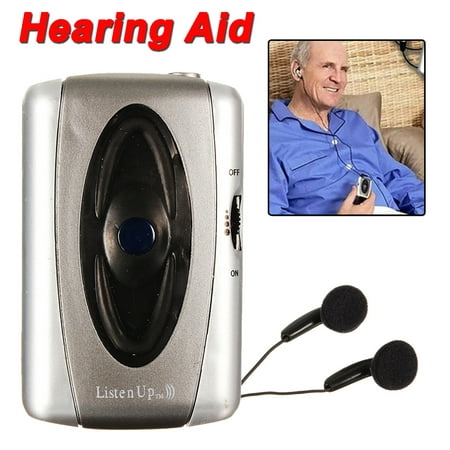 Listen Up Voice Hearing Aids Aid Personal Sound Amplifier Listening Device Headset For Old