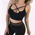 thumbnail image 2 of LEAVINGSUO Tank Tops for Women under $5 Fashion Woman Lace Sleeveless Tops T-Shirt Summer Solid Vest Loose BlouseS Black S, 2 of 6
