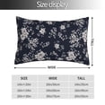 thumbnail image 2 of Salouo Retro Flower Pattern Pillow Cases,1PC Pillow Covers with Envelope Closure Decorative Pillow Case for Bed Couch,Pillows Not Included-20"x30", 2 of 6