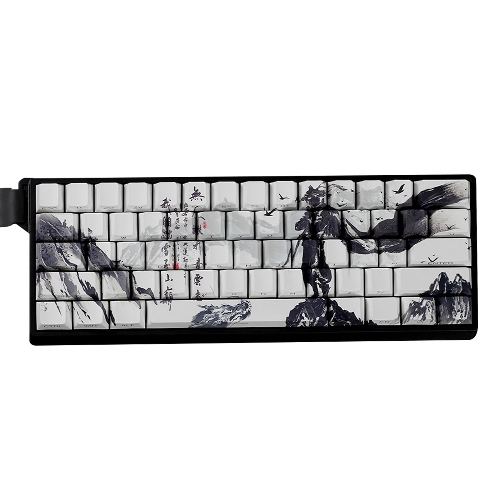 60% 68% ANSI ISOs Layout PBTs Original Profile Keycaps With The legends of chusen For 61/64/68 Mechanical Keyboards