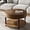 Lid-walnut Brown2, variant on Round Wood Coffee Table 31.5" Circle Coffee Tables with Hidden Storage and Lid, Modern Rustic 2-Tier Center Table for Living Room Bedroom Home Office,Black