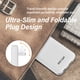 thumbnail image 5 of Cargador RUIFEI USB C plano de 65 W con doble conector USB C plegable, 5 of 7