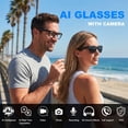 thumbnail image 2 of Gafas inteligentes AMZISH AI con cámara HD de 8 MP, traducción y voz, 2 of 9