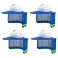 thumbnail image 1 of Sombrilla solar LIZMOF de alta visibilidad, azul, paquete de 4 unidades, 1 of 5