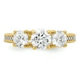 thumbnail image 4 of Primal Gold 10 Karat Yellow Gold Cubic Zirconia Ring, 4 of 7
