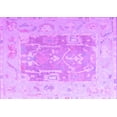 thumbnail image 1 of Ahgly Company Indoor Rectangle Abstract Purple Modern Area Rugs, 2' x 5', 1 of 4