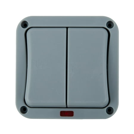 

Mingyiq Weatherproof Waterproof IP66 1 Gang 2 Gang Light Switch Outdoor Storm Resistant