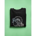 thumbnail image 3 of Aries Zodiac Sign. Sweatshirt Men - Men Sweatshirt, Black, Large, 3 of 4