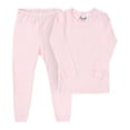 thumbnail image 1 of Coccoli Pyjamas à Manches Longues en Tencel Modal - Rose Clair (3 Ans, 30-34 lbs), 1 of 3