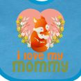 thumbnail image 4 of Inktastic I Love My Mommy Boys or Girls Baby Bib, 4 of 4