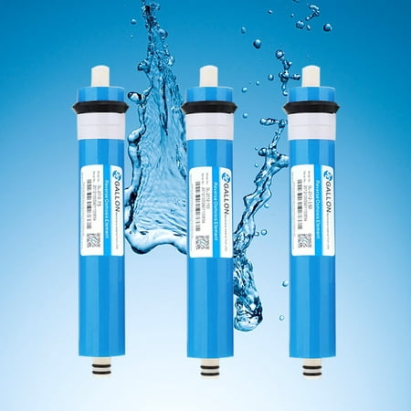 Reverse Osmosis Filters Membrane 75 100 150 GPD, Membrane Solutions RO Membrane Water Filter Universal Compatible Replacement RO