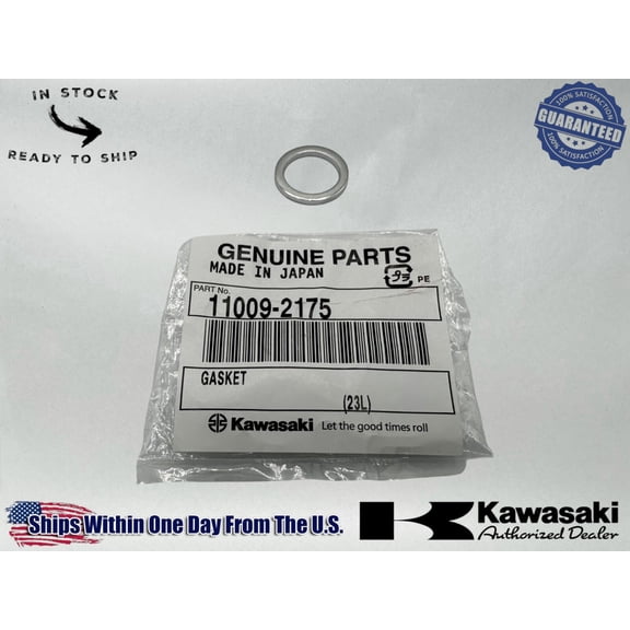 Kawasaki Genuine OEM Authentic Gasket  11009-2175 Supersede by 0920-0180