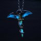 thumbnail image 2 of Luminous Jewelry Dragon Sword Pendant Necklace Dark Anime Necklace, 2 of 5