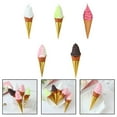 thumbnail image 4 of Simulation Of Ice Cream Props Fake Cone Model Window Display Props 22cm Simulation Of Ice Cream Dessert Display Props Fake Food Home Kitchen Cabinets Showcase Decorative Photography Props, 4 of 5
