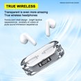 thumbnail image 3 of Auriculares BT inalámbricos transparentes de bajo consumo semi-intrauditivos TM50 Rosa, 3 of 8