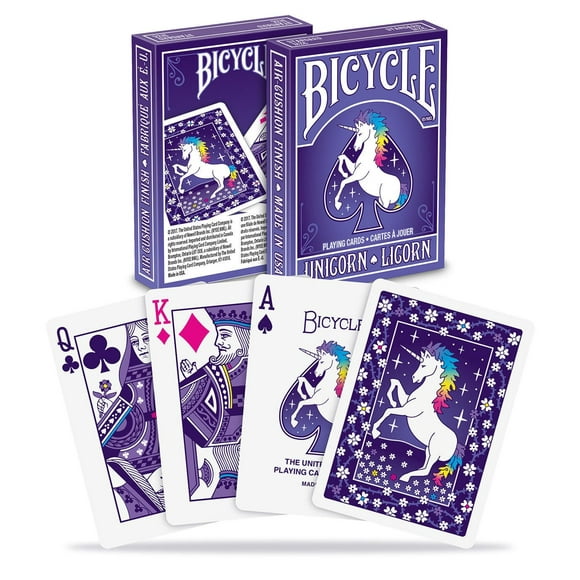 Cartes à jouer de licorne Bicycle