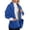 Blue, variant on HJYCHN Hair Scarf Oversized Knit Blanket Wrap Shawl Wearable Poncho Scarf Warm Soft Scarves Poncho Shawl Blue One Size