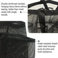 thumbnail image 5 of Chok 8 Pocket Portable Quick Dry Travel Tote Carry Handle Gym Dorm Shower Caddy Mesh Black, 5 of 5