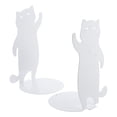 thumbnail image 4 of 1 Paire de Serre-Livres Design Chat Serre-Livres en Fer pour la Maison, 4 of 6