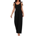 thumbnail image 5 of Wensltd Spaghetti Strap Summer Jumpsuits for Women Casual Loose Plus Size Jumpers with Pockets, 5 of 6