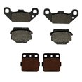 thumbnail image 1 of Factory Spec, Front & Rear Semi-Metallic Brake Pads for Suzuki Quadrunner 230 LT230E fits 1987-1993 Models, 1 of 3