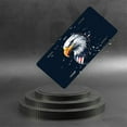 thumbnail image 6 of License Plate, Eagle American Flag Portrait Decorative Front,Personalized Stainless Steel License Plate Cover For Men Women,12.2" X 6.2", 6 of 7