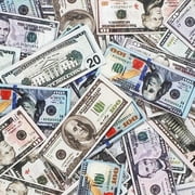 600PCS 1:12 Miniature Dollar Bills Set, Old Tiny Mixed Denominations Money for Mini House