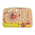 thumbnail image 1 of HILABEE Kids Clock Calendar Learning to Tell Time Learning Toys Teaching Clock All about, 1 of 9