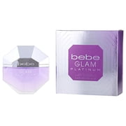 bebe Glam Platinum, Perfume for Women, 3.4 oz