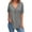 Gray, variant on AKOEE Linen Tunic Tops for Women Loose Fit Button V Neck Short Sleeve T-Shirts Lightweight Casual Tees (XL, Yellow)