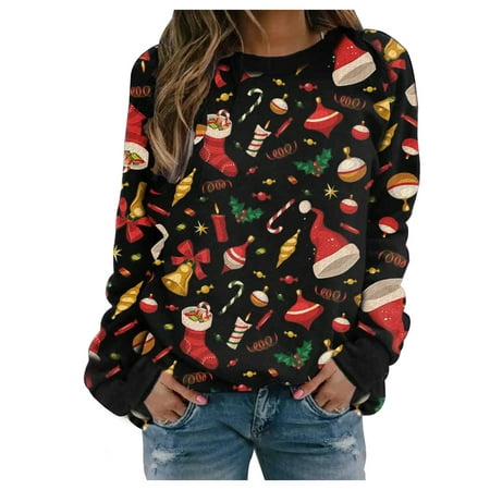 Women?s Christmas Hoodies Casual Pullover Tops Clothing | Walmart Canada