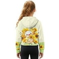 thumbnail image 2 of Xoenoiee Axolotl Sunflower Print Girls Half Zip Hoodie Fleece Quarter Zip Pullover Long Sleeve Sweatshirts Jacket Fall Clothes for Teen Girls, 7-8 Years, 2 of 7