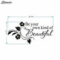 Spencer "Be Your Own Kind Of Beautiful" Vinyl Wall Stickers Quotes