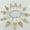 White glass, variant on Natural Stone 50pcs Gold Hexagonal Column Pendants for Jewelry Making Wholesale-White glass
