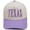 A1 Purple, variant on WGRFFH Texas Vintage Trucker Hat,Embroidered Snapback 5-Panel Baseball Hat for Men & Women Adult 2-Tone Cotton-Poly Blend Cap,Adjustable Fit,Curved Brim for Golf,Casual Wear Blackish Green