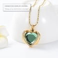 thumbnail image 3 of Personalized Engrave Crystal Heart Cremation Jewelry for Ashes Holder Urn Necklace for Ashes of Loved One, 3 of 6