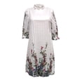 thumbnail image 5 of Vestido casual HUOGUO para mujer, sexy, pliegue, fiesta, cuello con volantes, 5 of 5