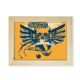 thumbnail image 1 of Blue Orange Skull Wings graffiti Street Escritorio de madera Arte Pintura 6x8 pulgadas marco de foto foto, 1 of 4