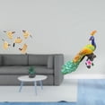 thumbnail image 2 of Adorno Colgante De Pared De Pájaro De Madera, Coleccionable, Decorativo, Para Oficina, Dormitorio, Interior, Versátil, Escultura De Pavo Real, Figurita, Adorno De Jardín, Estatua Artesanal,, 2 of 8