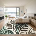 thumbnail image 3 of ODIKA 6'x9' Machine Washable Non-Slip Area Rug, Abstract Seafoam Green High Traffic Rug, Green, 969371, 3 of 7