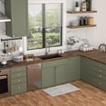 thumbnail image 4 of 32 Inch Modern Masonry Black Quartz Workstation Kitchen Sink  Single Bowl Undermount Sink with Accessories, 4 of 11