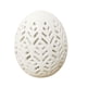 thumbnail image 2 of Lámpara de huevo de cerámica LED ahuecada | Decoración de Pascua con relieve floral | Lámpara de mesa de porcelana para decoración del hogar, repisa de chimenea o estantería, 2 of 8